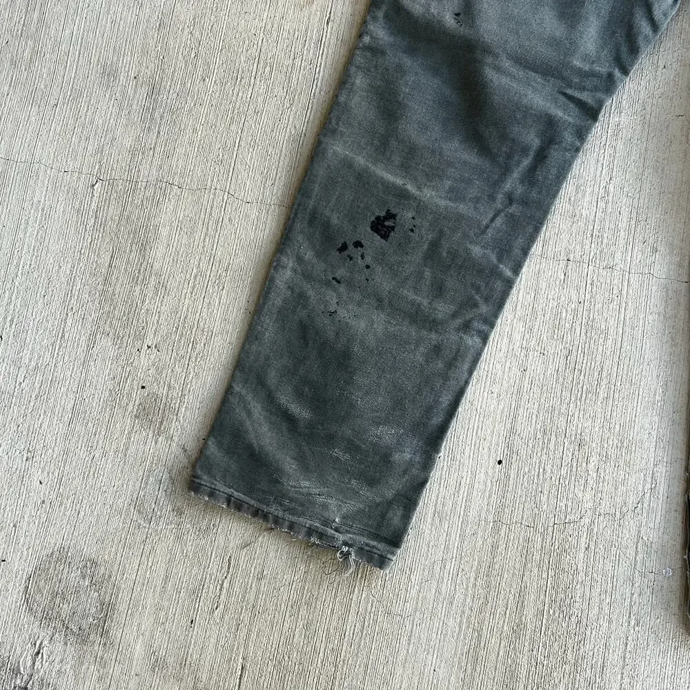 Carhartt faded green double knee work wear carpenter pants